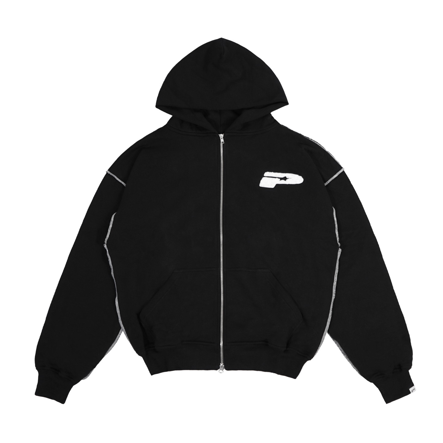 LUCY ZIP HOODIE BLACK