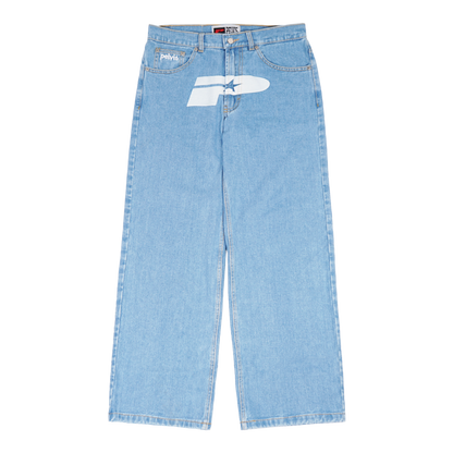 CASA DENIM JEANS (WASHED BLUE)